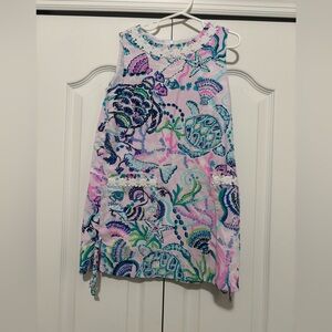 Lilly Pulitzer Pink and Blue Floral Dress